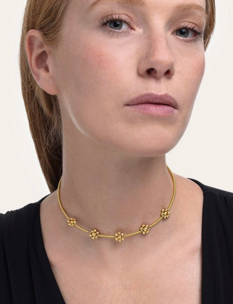 VESTOPAZZO 5 FLOWERS CHOKER