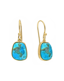 MÍSTIKA BLUE MOHAVE TURQUOISE DANGLE EARRINGS