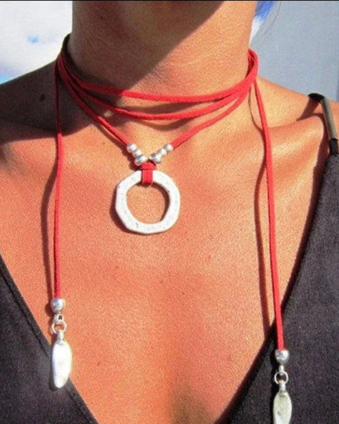 MÍSTIKA BOHO CHIC LEATHER NECKLACE