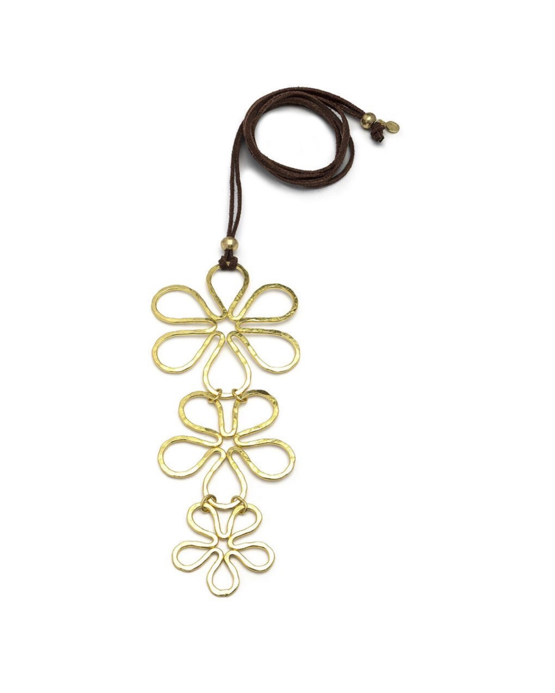 VESTOPAZZO THREE FLOWER NECKLACE