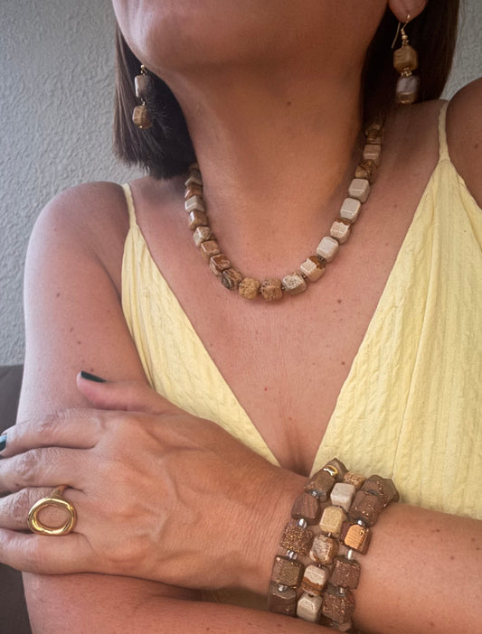 MÍSTIKA TERRA BRONZE NECKLACE