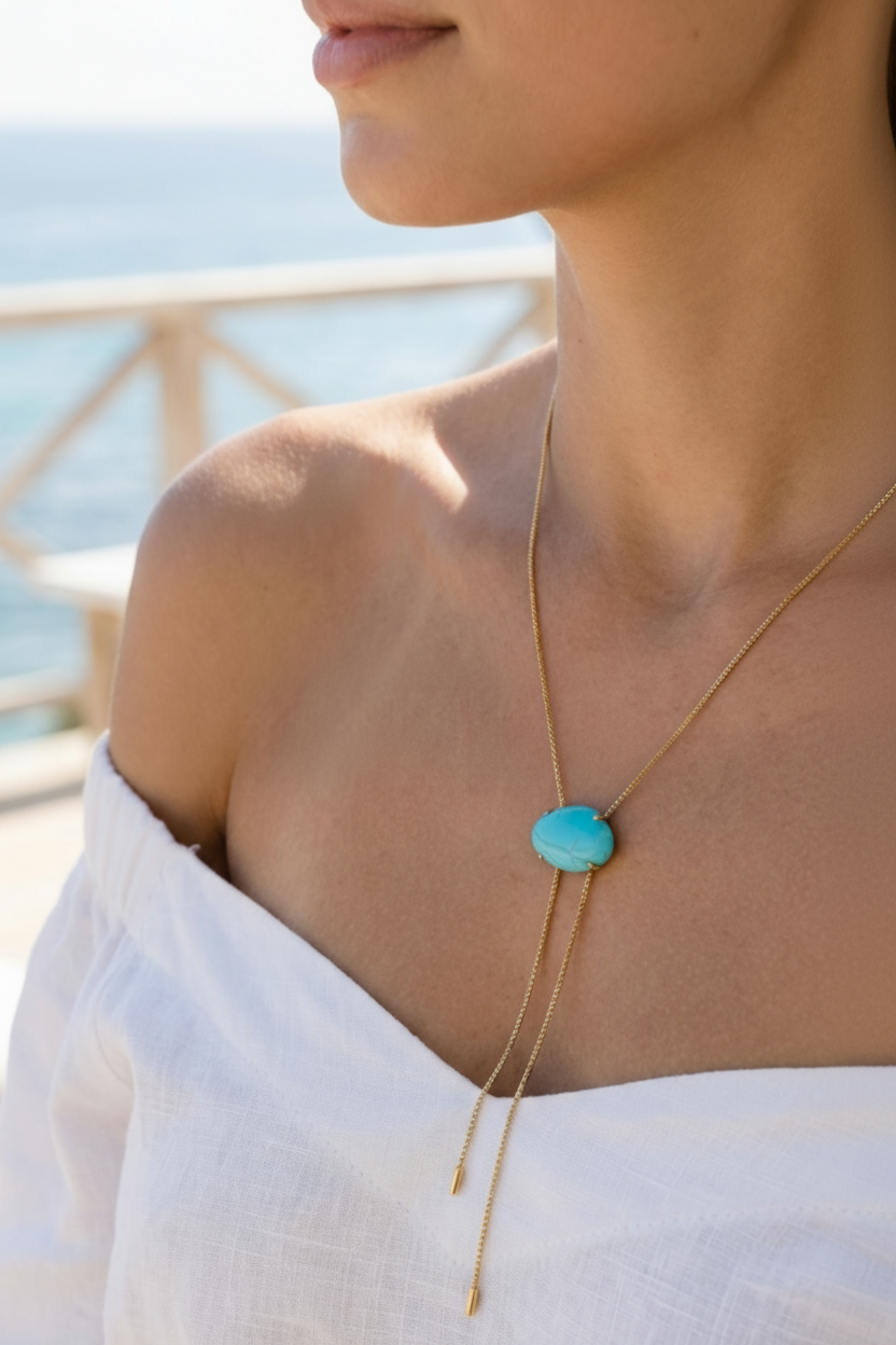 MÍSTIKA BOHO TURQUOISE NECKLACE