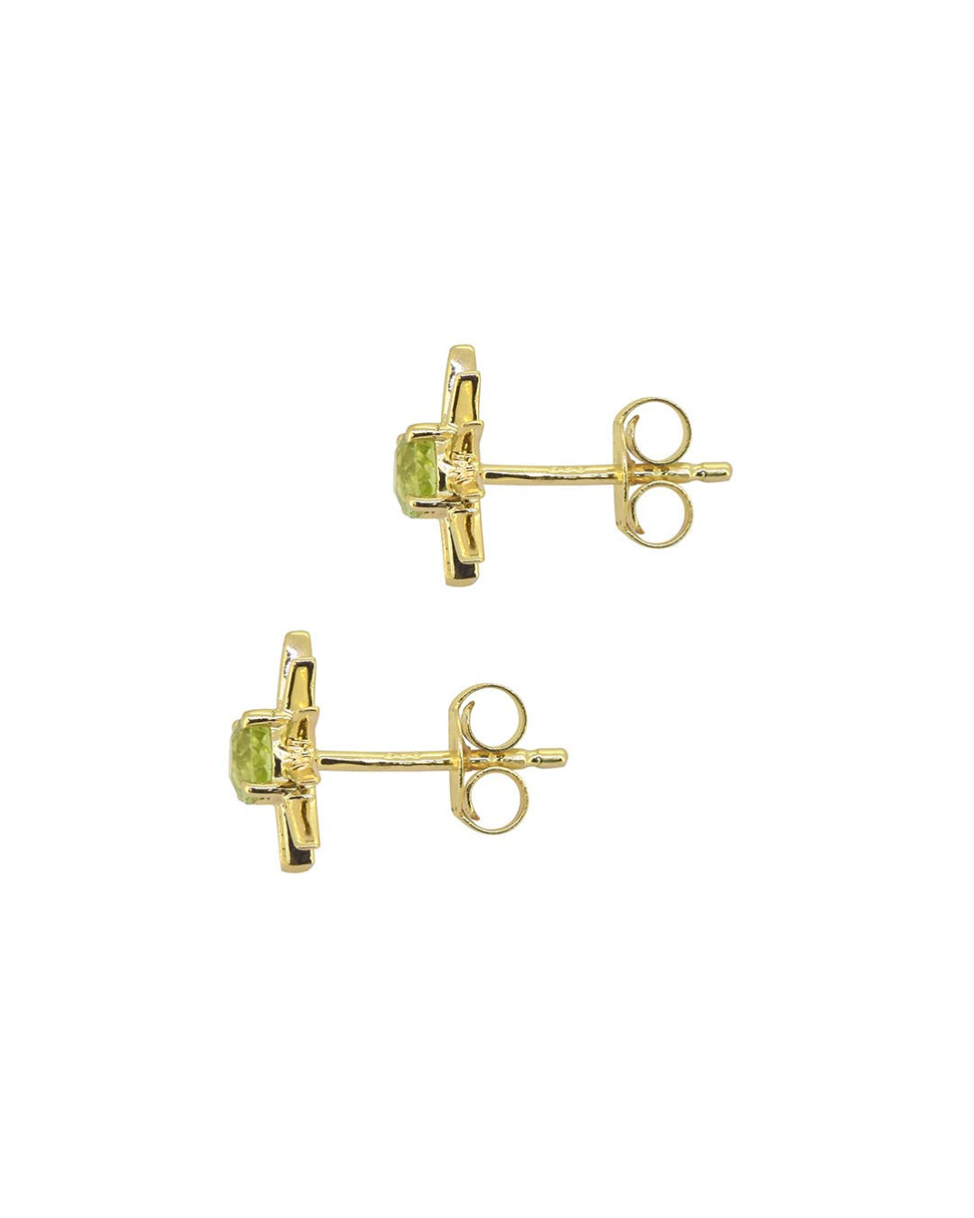 MÍSTIKA PERIDOT BOHEMIAN SUNSHINE STUD EARRINGS