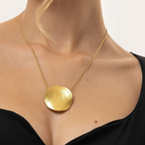 VESTOPAZZO RAW ROUND PLATE PENDANT