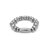 VESTOPAZZO BRACELET ELASTIC OVAL BEADS