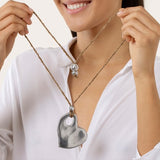 VESTOPAZZO PENDENTIF COEUR A TROU GOUTTE