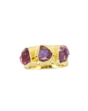 MÍSTIKA RAW PINK TOURMALINE WIDE BAND