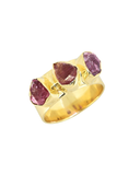 MÍSTIKA RAW PINK TOURMALINE WIDE BAND