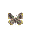 MÍSTIKA RHINESTONE BUTTERFLY BROOCH YELLOW