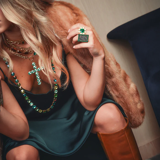 TOVA TWIGGY PLUS RING: PEACH