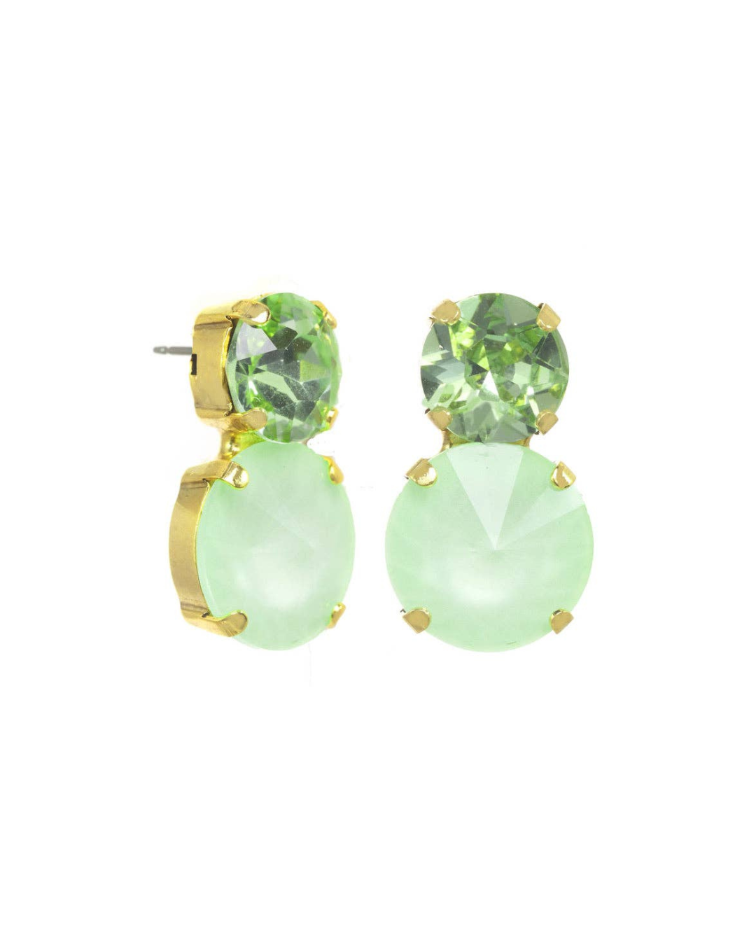 TOVA MAEGAN EARRINGS IN ELECTRIS: GREEN