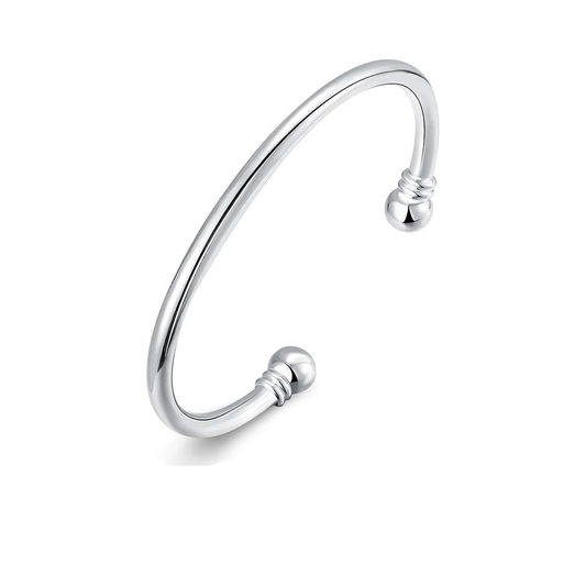 MÍSTIKA 925 SILVER CUFF BANGLE