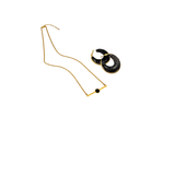 MÍSTIKA BUNDLE #6 – NATURAL STONE BAR NECKLACE & AURORA EARRINGS | 2 PIECES