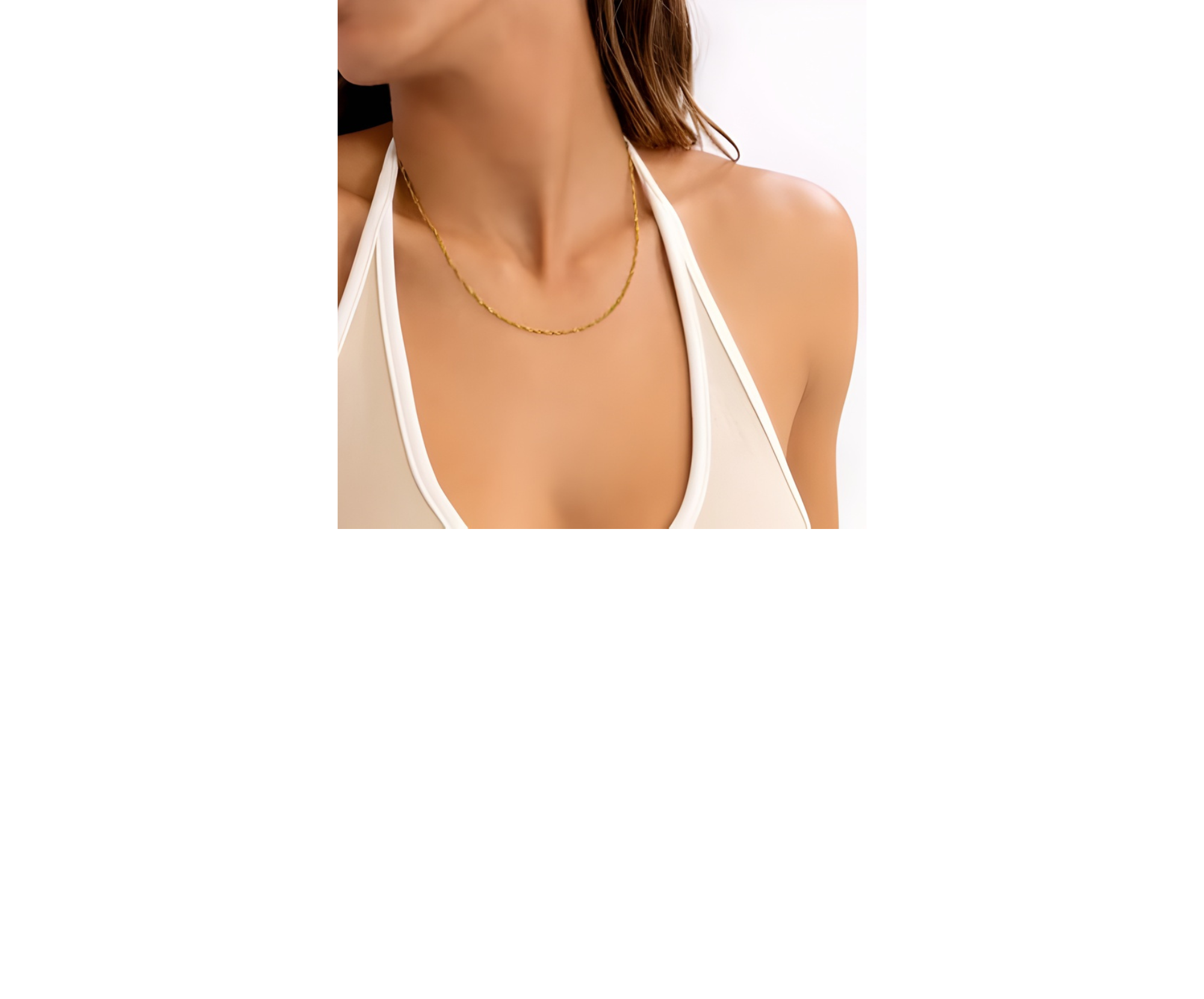MÍSTIKA TWISTED SINGAPORE CHAIN NECKLACE