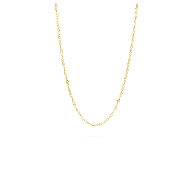 MÍSTIKA TWISTED SINGAPORE CHAIN NECKLACE