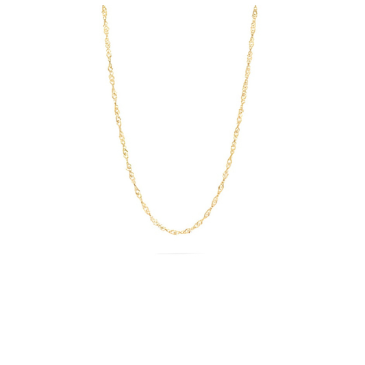 MÍSTIKA TWISTED SINGAPORE CHAIN NECKLACE