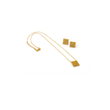 MÍSTIKA BUNDLE #10 - SQUARE BEADS NECKLACE AND EARRINGS