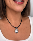 VESTOPAZZO LADYBUG CHARM WITH MÍSTIKA LEATHER NECKLACE