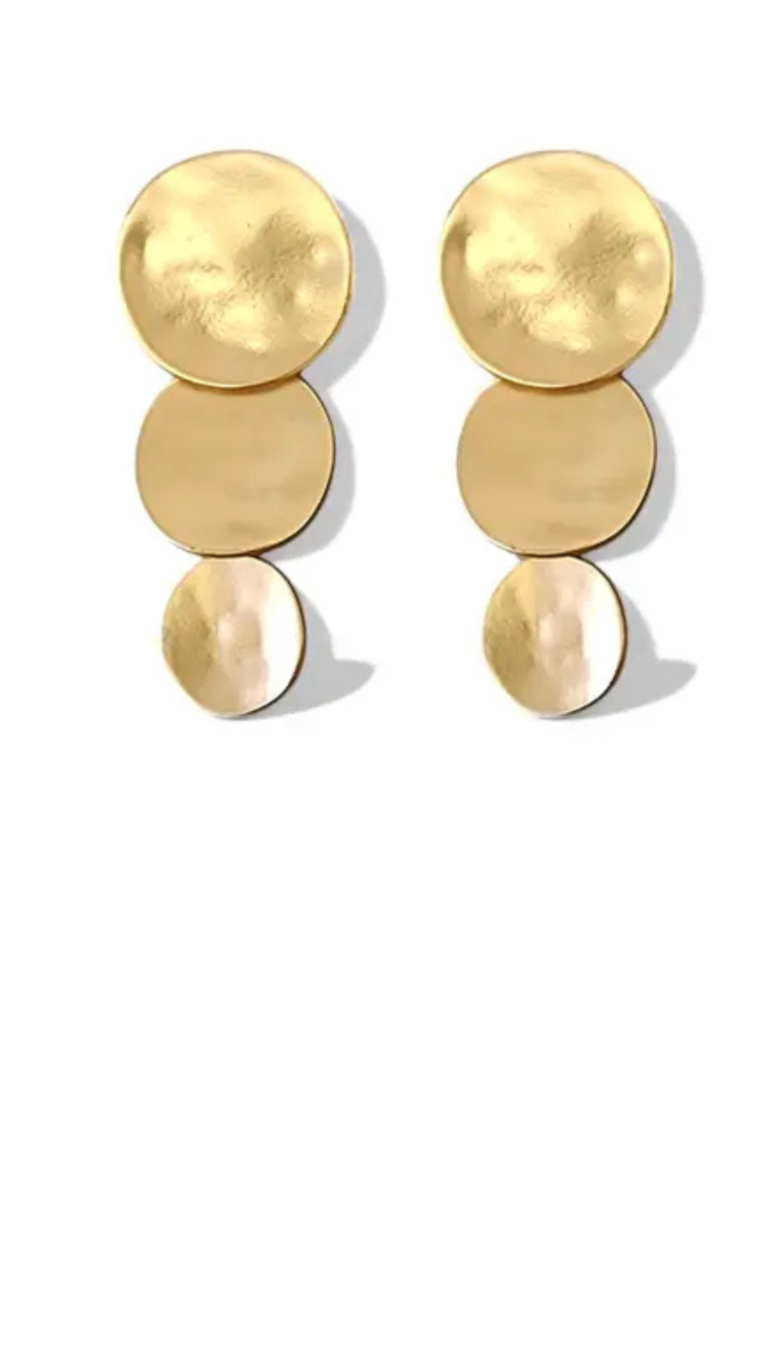 MÍSTIKA GOLD DISC EARRINGS