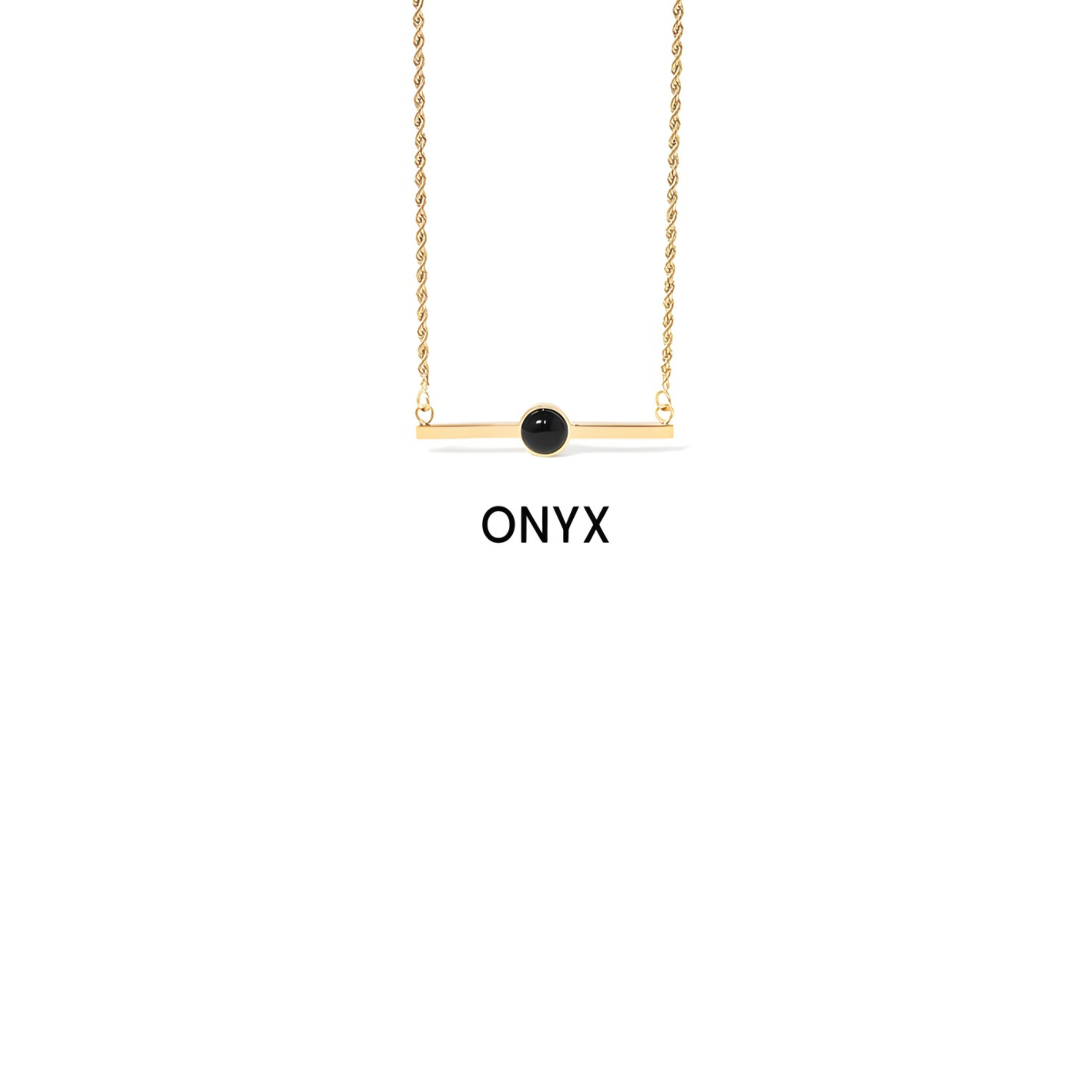 MÍSTIKA BUNDLE #6 – NATURAL STONE BAR NECKLACE & AURORA EARRINGS | 2 PIECES