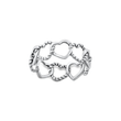 MÍSTIKA INTERLINKED HEARTS RING