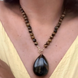 MÍSTIKA TIGER'S EYE AURA NECKLACE