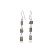 MÍSTIKA 925 MOLDAVITE DANGLE DROP EARRING