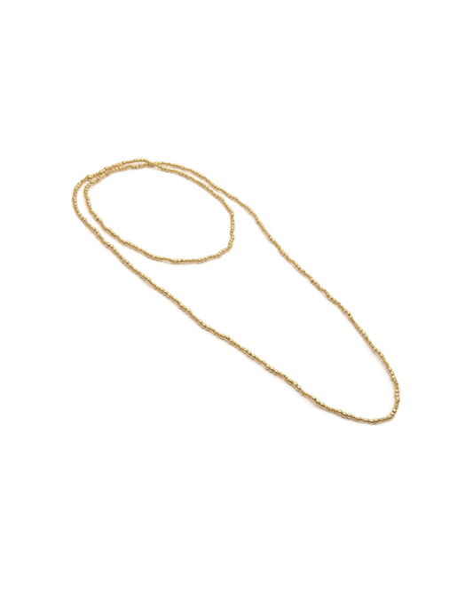 VESTOPAZZO LONG MIXED SPHERES NECKLACE