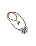 VESTOPAZZO NECKLACE JUTE & SCUPTURAL ELEMENTS