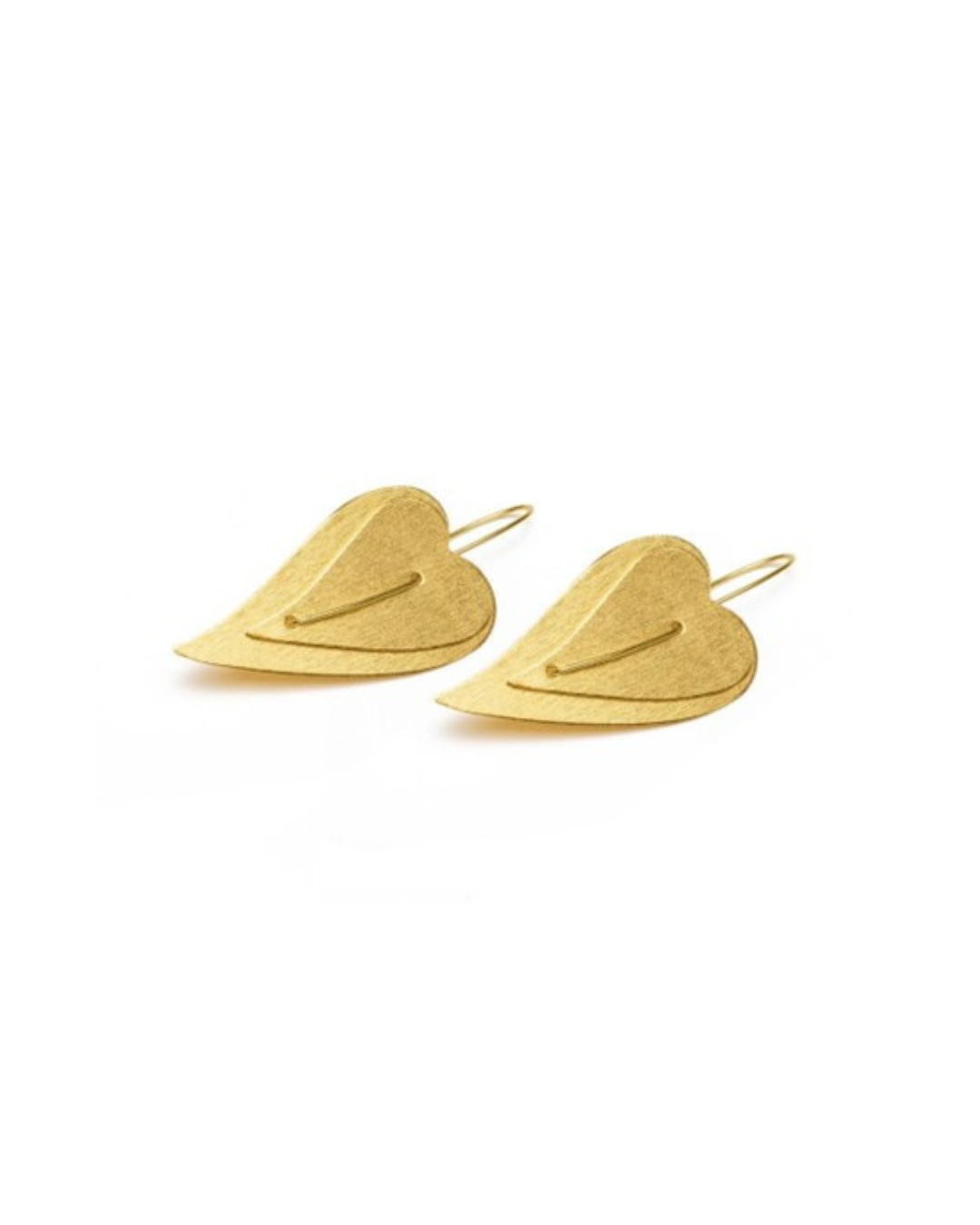VESTOPAZZO IRREGULAR HEART EARRINGS