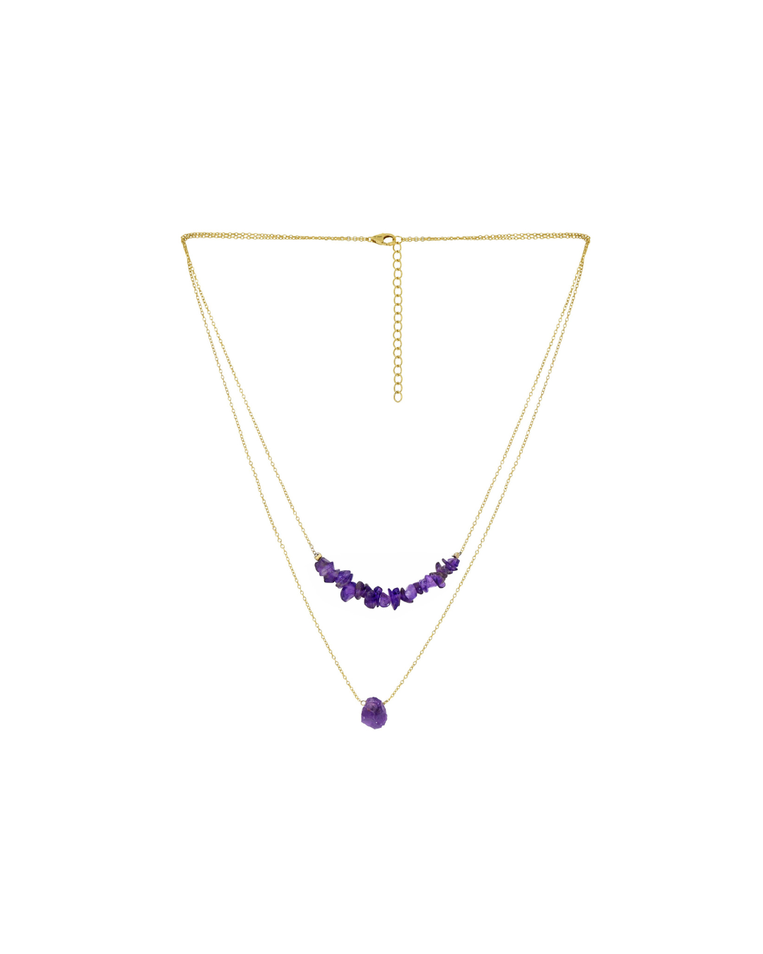 MÍSTIKA AMETHYST VIOLET DESCENT NECKLACE