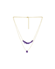 MÍSTIKA AMETHYST VIOLET DESCENT NECKLACE
