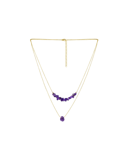 MÍSTIKA AMETHYST VIOLET DESCENT NECKLACE