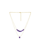 MÍSTIKA AMETHYST VIOLET DESCENT NECKLACE