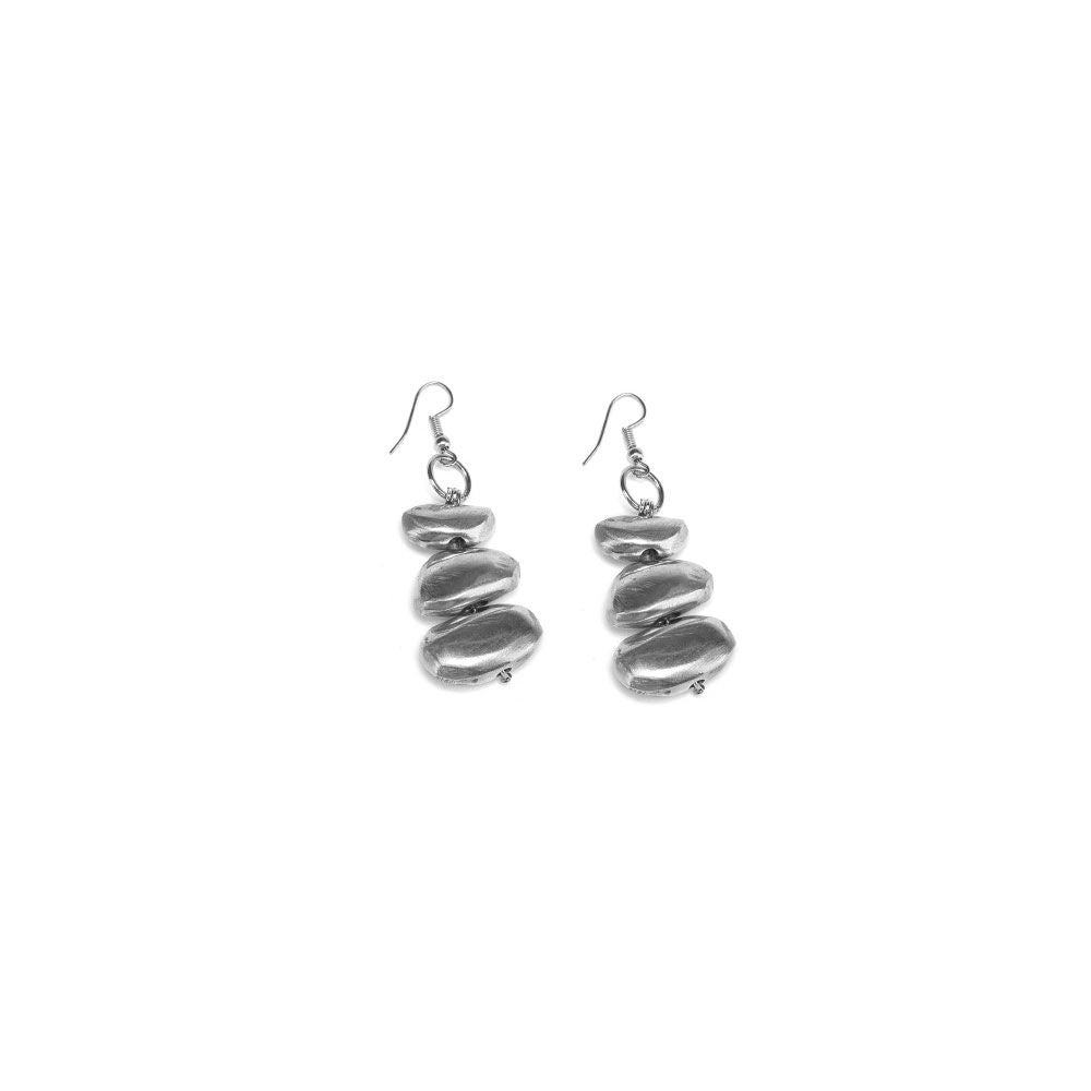 VESTOPAZZO 3 PEBBLES EARRINGS