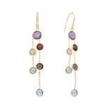 MÍSTIKA MULTI GEMSTONE DROP EARRINGS