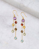 MÍSTIKA MULTI GEMSTONE DROP EARRINGS