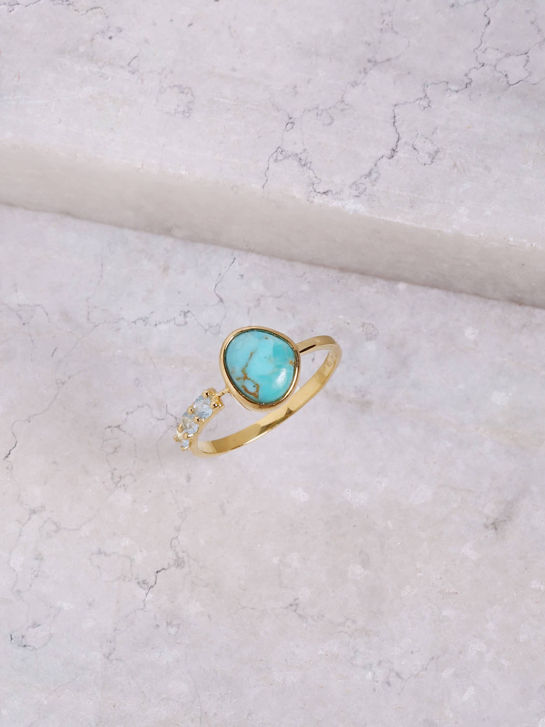 MÍSTIKA BLUE MOHAVE TURQUOISE PROMISE RING