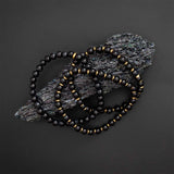 MÍSTIKA MEN'S AGATE BEADED BRACELET