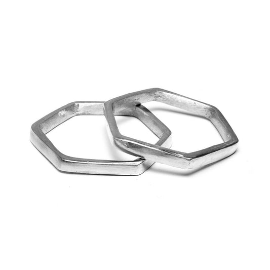 VESTOPAZZO HEXAGONAL BRACELETS 2PCS