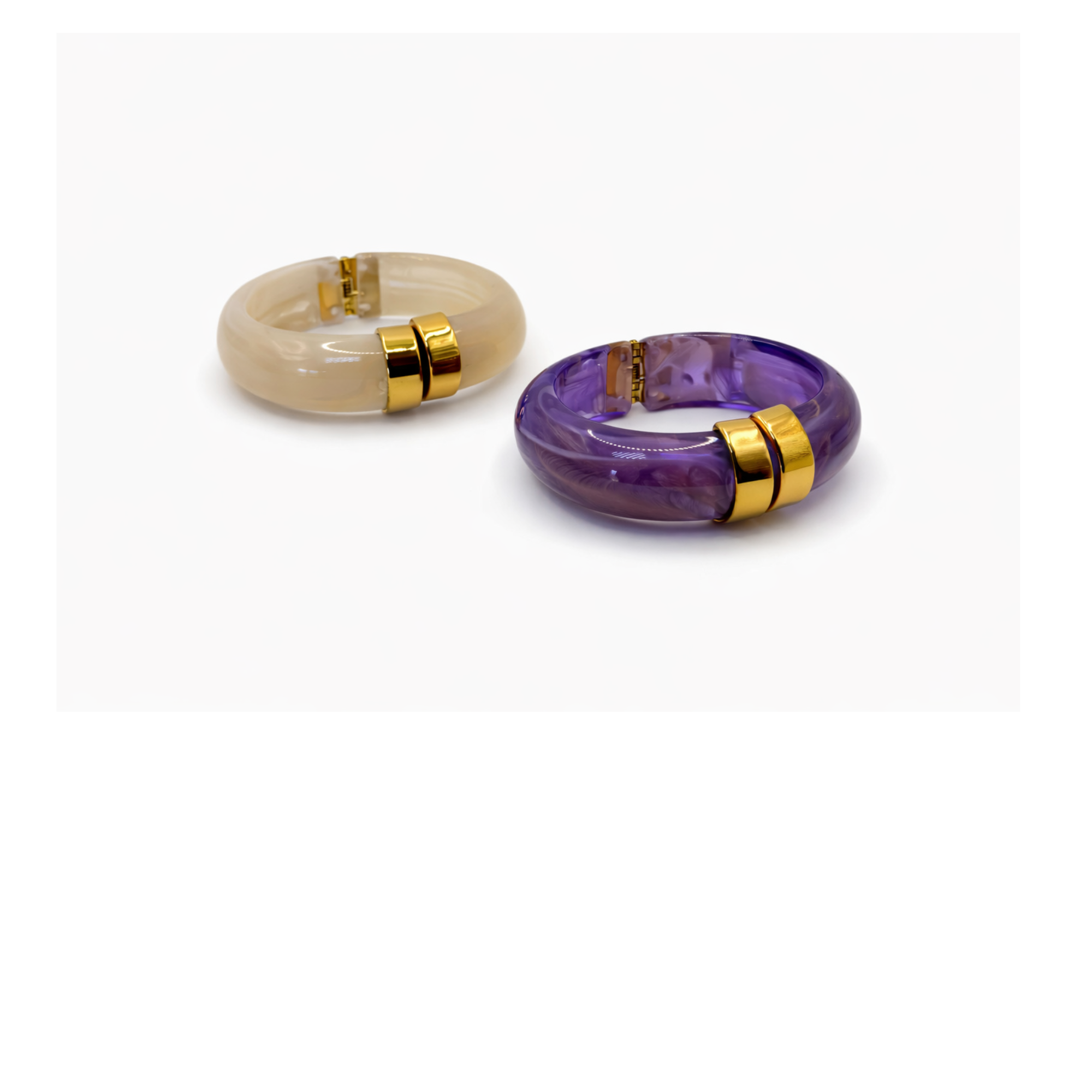 MÍSTIKA BUNDLE #14 - ACRYLIC BANGLES / 2 PIECES