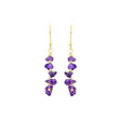 MÍSTIKA AMETHYST CASCADE DANGLE EARRINGS