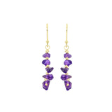 MÍSTIKA AMETHYST CASCADE DANGLE EARRINGS