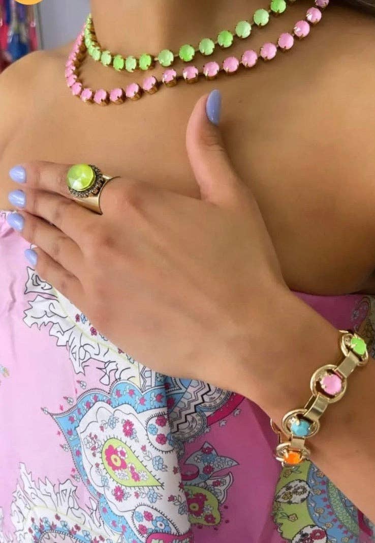 TOVA LINK BRACELET IN POP