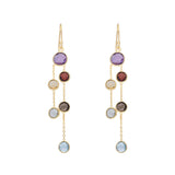 MÍSTIKA MULTI GEMSTONE DROP EARRINGS