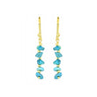 MÍSTIKA BLUE MOHAVE TURQUOISE DANGLE EARRINGS