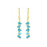 MÍSTIKA BLUE MOHAVE TURQUOISE DANGLE EARRINGS