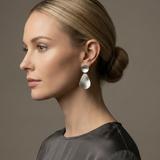 MÍSTIKA SILVER SCULPTED EARRINGS
