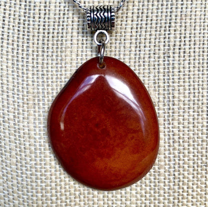 Dije de tagua Bisutería fina Dije hecho a mano NO incluye cadena Arte para vestir Regalos de menos de 10 Dije sencillo: Negro