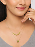 MÍSTIKA PERIDOT DUAL LAYERED NECKLACE